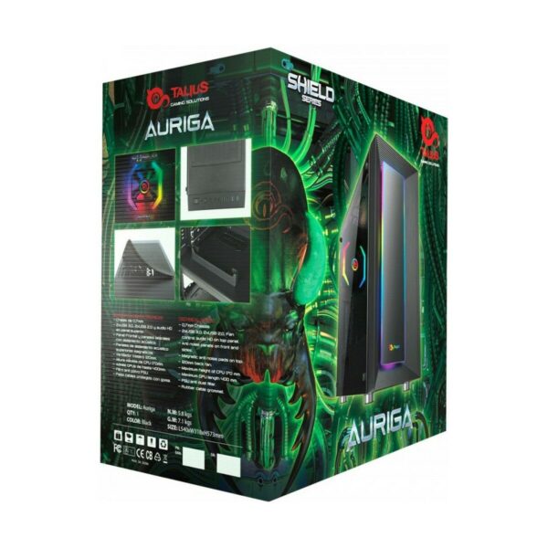 Caja Semitorre ATX Talius AURIGA Negro - Imagen 2