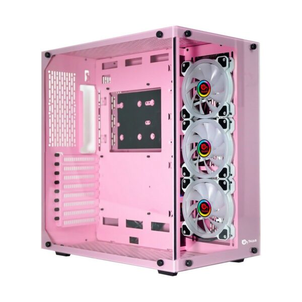 Caja Semitorre ATX Talius CRONOS Rosa - Imagen 3