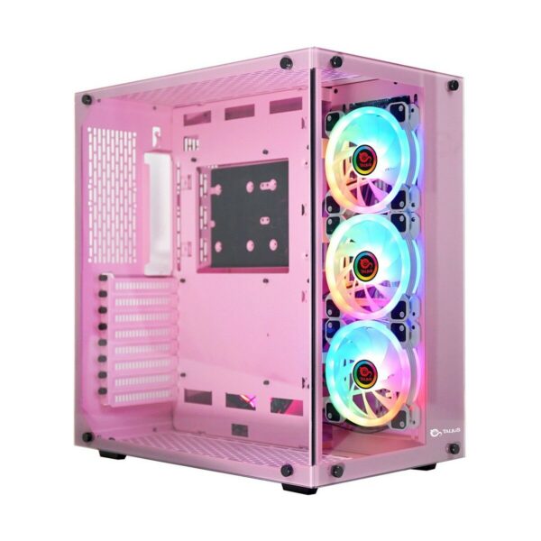 Caja Semitorre ATX Talius CRONOS Rosa - Imagen 5