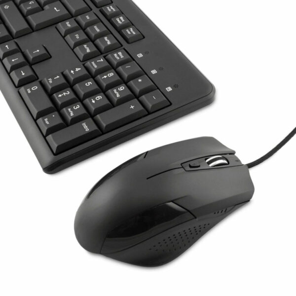 Teclado y Ratón CoolBox COO-KTR-01U Negro Qwerty Español QWERTY - Imagen 3