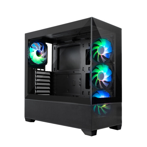 Caja Semitorre ATX CoolBox COO-CHA-GA250-0 Negro - Imagen 2