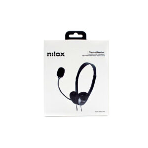 Auriculares con Micrófono Nilox NXAU0000002 Negro