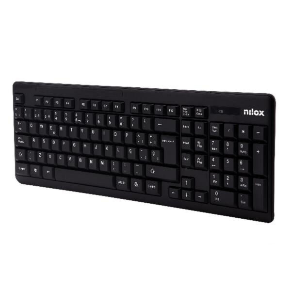 Teclado y Ratón Inalámbrico Nilox NXKMWE0001 Qwerty Español - Imagen 3
