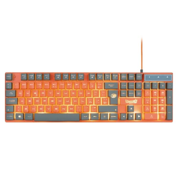 Teclado y Ratón FR-TEC Dragon Ball Qwerty Español Naranja - Imagen 2