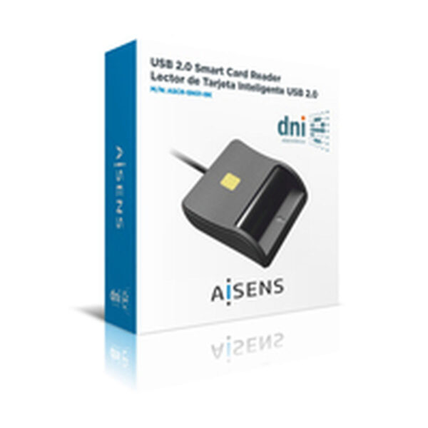 Lector de Tarjetas DNI/SIP Aisens ASCR-SN01-BK Negro - Imagen 3