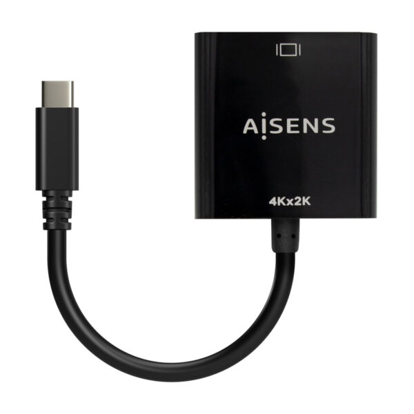 Adaptador USB-C a HDMI Aisens A109-0684 Negro 15 cm - Imagen 2