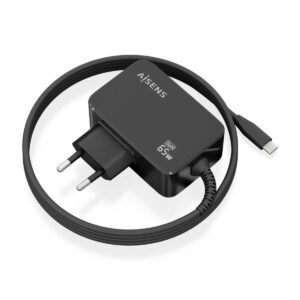 Cargador de Pared Aisens ASCH-1PD65WL033-BK Negro Multicolor 65 W (1 unidad)