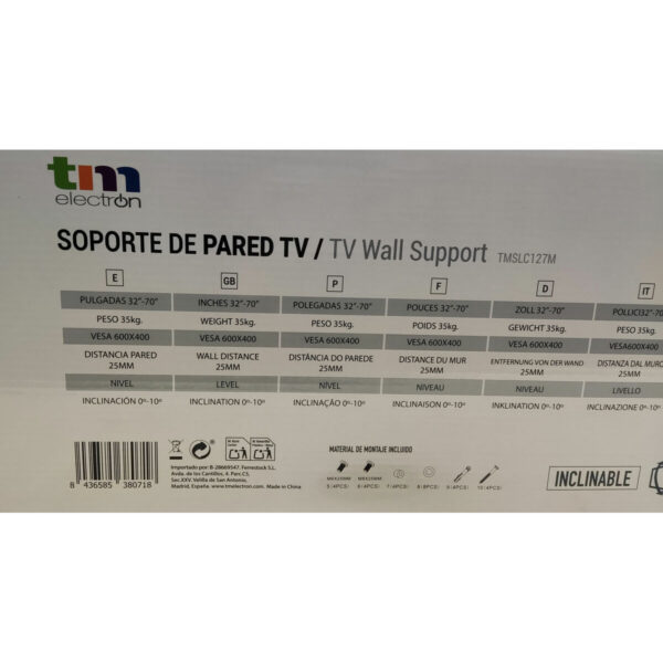 Soporte TV TM Electron 32"-65" 35 kg - Imagen 2