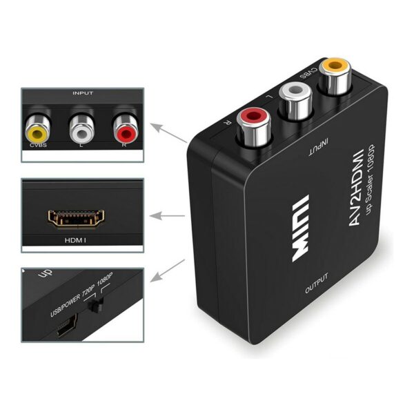 Repetidor de Señal HDMI 3 x RCA - Imagen 4