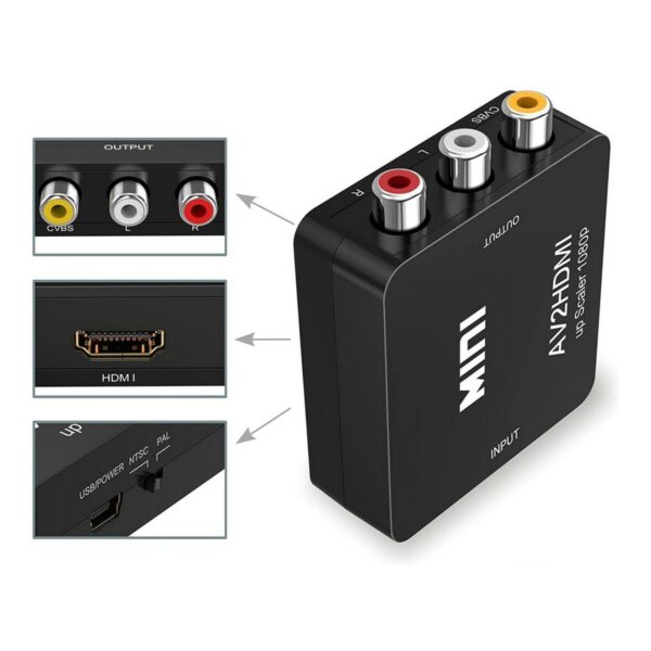 Repetidor de Señal HDMI - AV 3 x RCA - Imagen 4