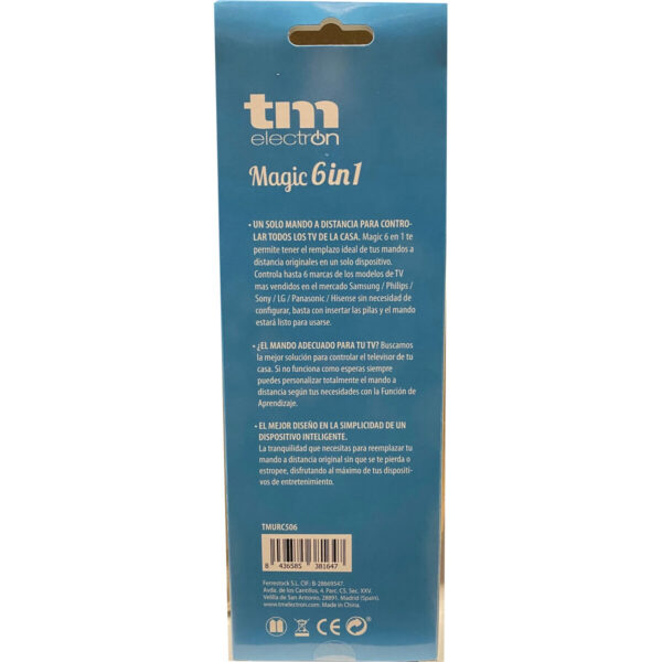 Mando a Distancia Universal TM Electron 6 en 1 - Imagen 7