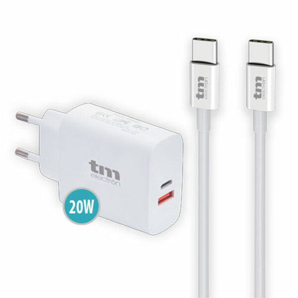 Cargador de Pared TM Electron 20 W USB-C (1 unidad)