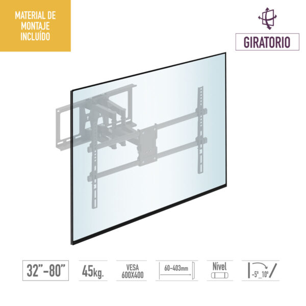 Soporte TV TM Electron 45 kg - Imagen 2