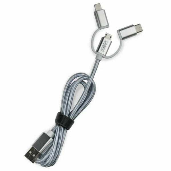 Cargador de Coche USB Universal + Cable USB-C Subblim SUB-CHG-4CC001 - Imagen 2
