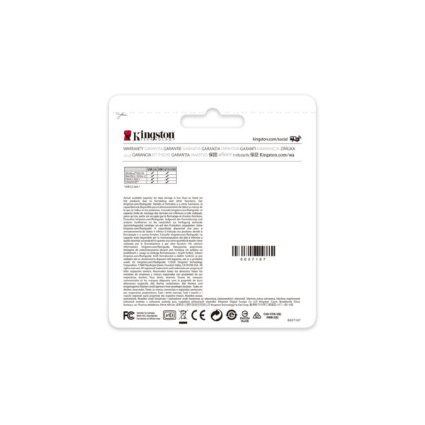 Memoria USB Kingston DataTraveler Kyson Plateado 512 GB - Imagen 2