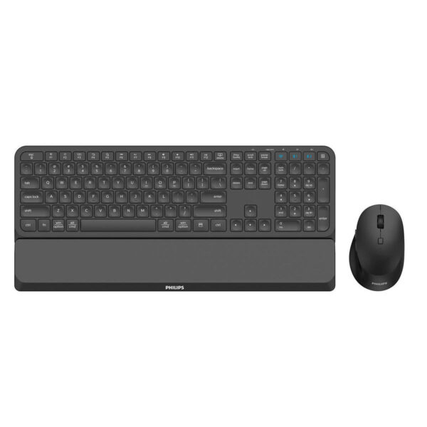 Teclado y Ratón Philips SPT6607B/16 Negro - Imagen 3