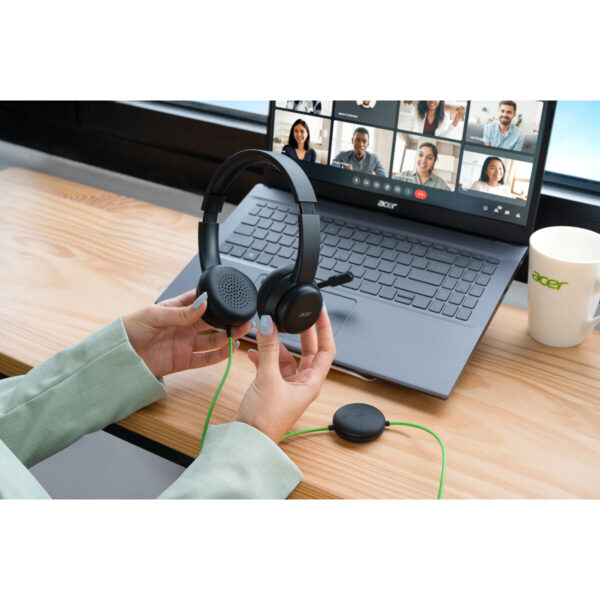 Auricular con Micrófono Gaming Acer AHW250 Negro - Imagen 6