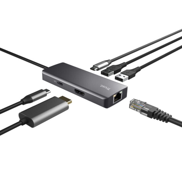 Hub USB Trust 24968 Plateado (1 unidad) - Imagen 4