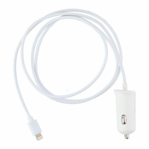 Cargador de Coche All Ride 2,1 A iPhone 1,2 m - Imagen 2