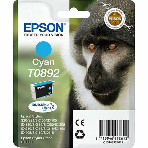 Cartucho de Tinta Original Epson C13T08924011 Cian