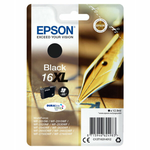 Cartucho de Tinta Original Epson C13T16314012 Negro