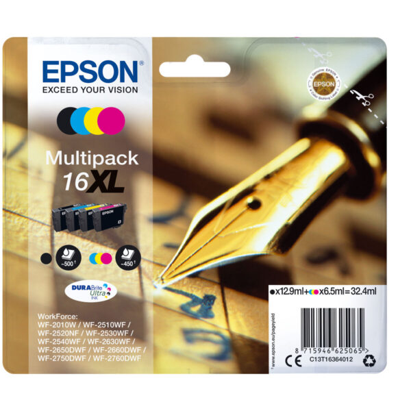Cartucho de Tinta Original Epson Multipack 16XL Magenta