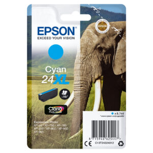 Cartucho de Tinta Original Epson C13T24324012 Cian