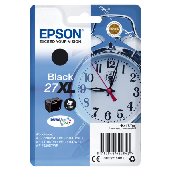 Cartucho de Tinta Original Epson C13T27114012 Negro