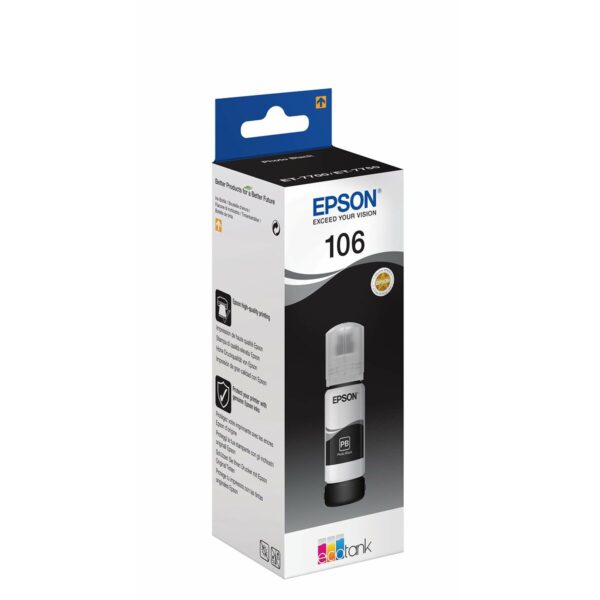 Tinta para Recargar Cartuchos Epson S0227127 70 ml Negro - Imagen 3