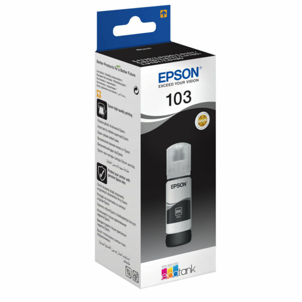 Tinta de recarga Epson 103 Negro 70 ml - Imagen 2