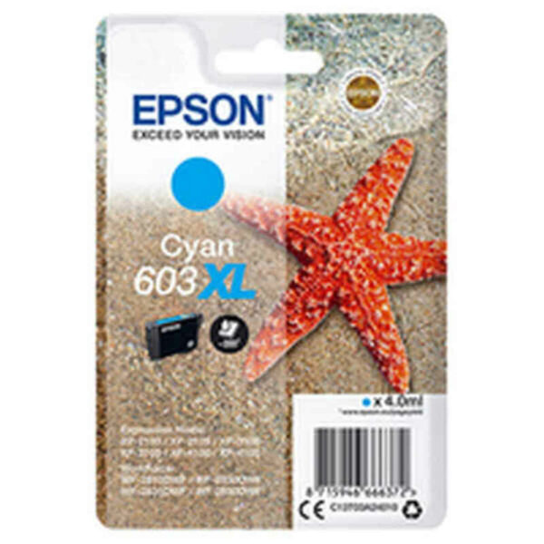 Cartucho de Tinta Original Epson 603XL Cian - Imagen 2