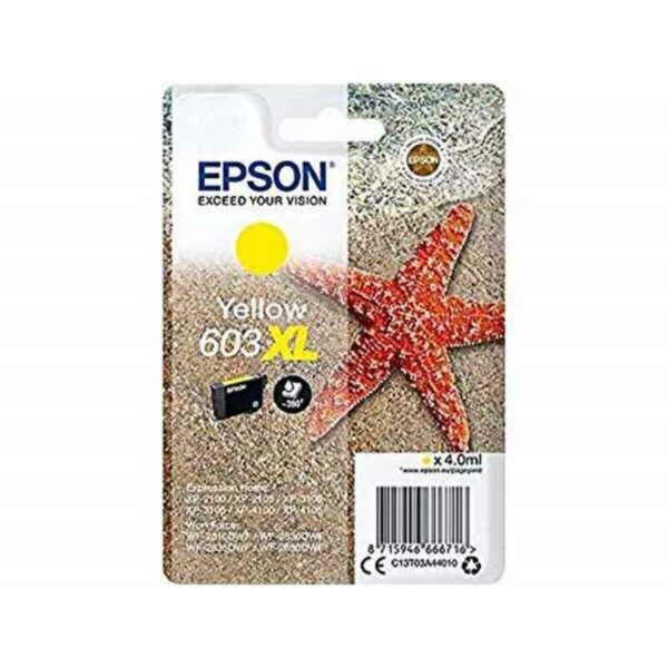 Cartucho de Tinta Original Epson 603XL Amarillo - Imagen 2