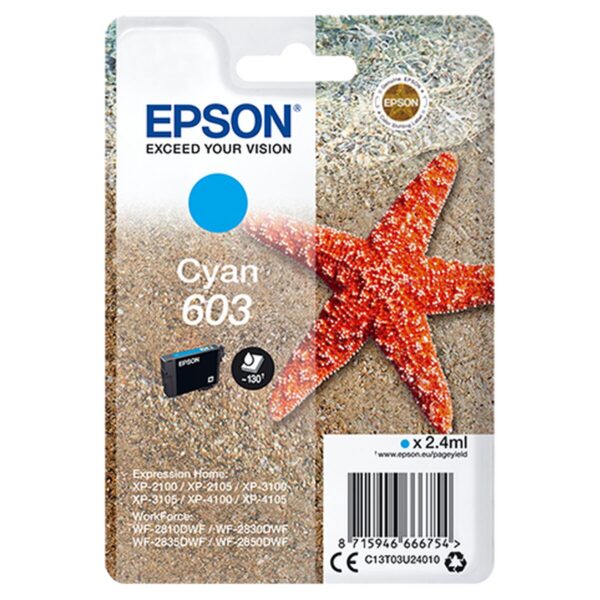 Cartucho de Tinta Original Epson 603 Cian