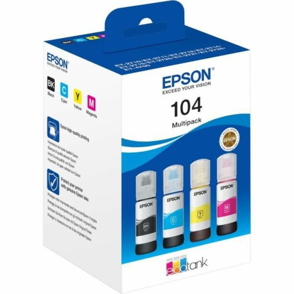Tinta para Recargar Cartuchos Epson C13T00P640 Negro Multicolor - Imagen 3