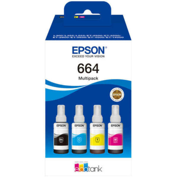 Cartucho de Tinta Original Epson C13T664640 Multicolor (1 unidad)
