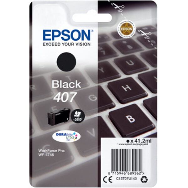 Cartucho de Tinta Original Epson WF-4745 Negro Cian