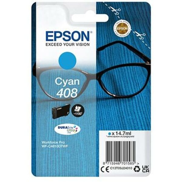 Cartucho de Tinta Original Epson 408 Negro Cian