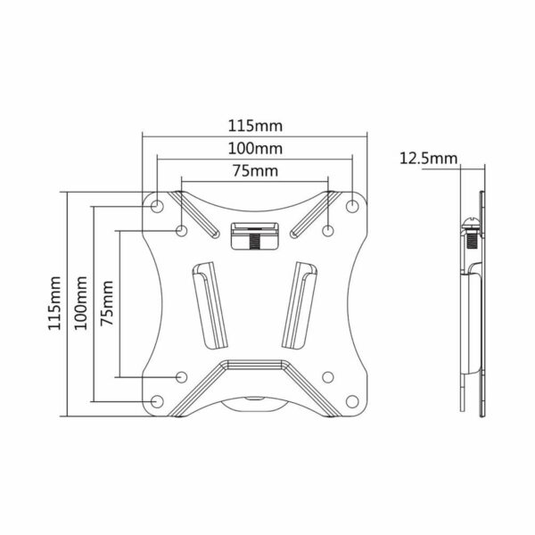 Soporte TV Neomounts NM-W25BLACK 10" 30" 25 kg - Imagen 3