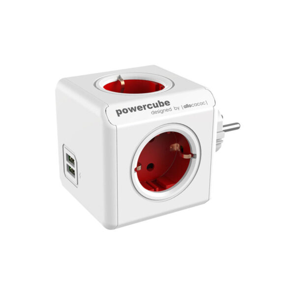 Regleta Enchufes Cubo Allocacoc Powercube Original 1202 USB 250 V 16 A - Imagen 4