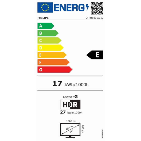 Smart TV Philips 24PHS6019/12 HD LED 24" - Imagen 2