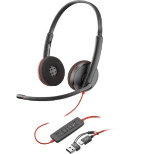 Auriculares con Micrófono Poly 8X2J9A6 Negro