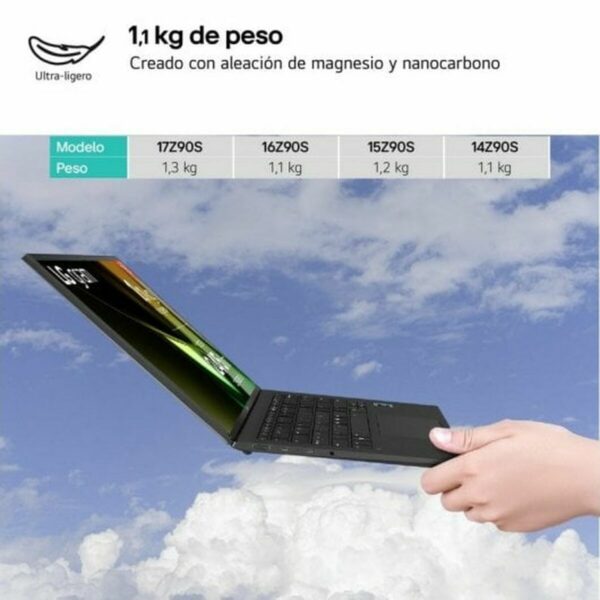 Laptop LG 16ZD90S-G.AX75B 16" Intel Core Ultra 7 155H 16 GB RAM 512 GB SSD Qwerty Español - Imagen 2