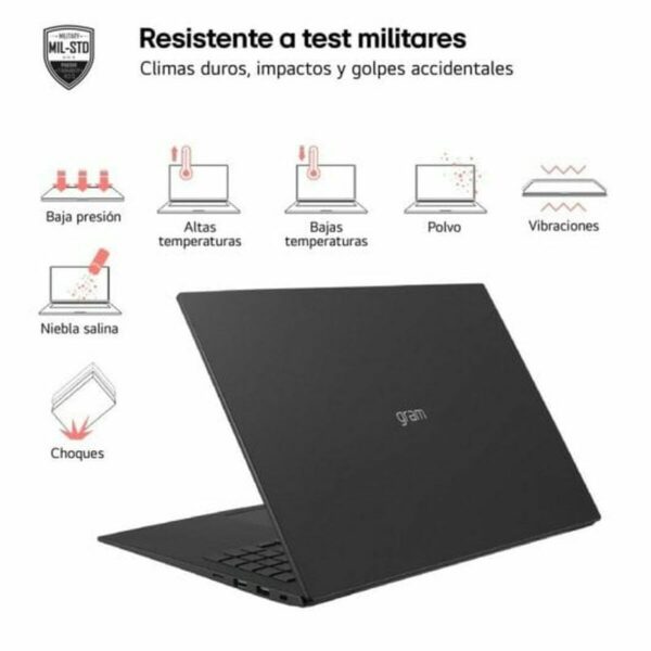 Laptop LG 16ZD90S-G.AX75B 16" Intel Core Ultra 7 155H 16 GB RAM 512 GB SSD Qwerty Español - Imagen 5