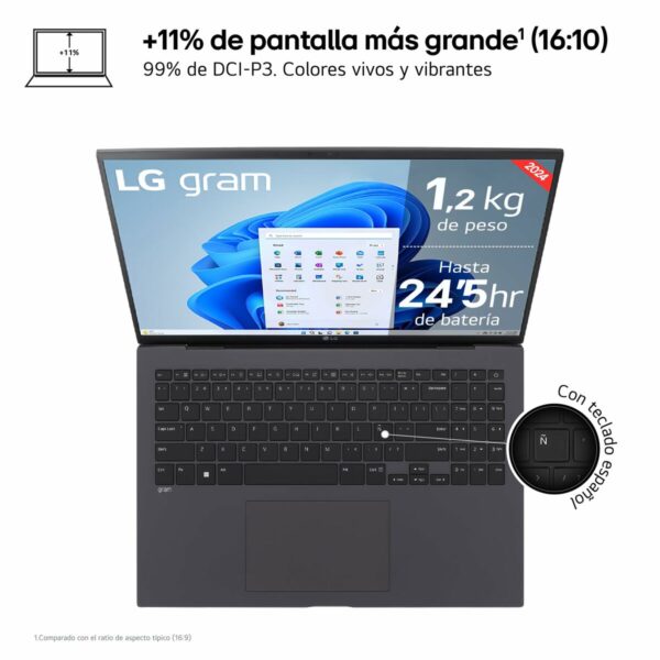 Laptop LG 16Z90S-G.AD89B - Imagen 2