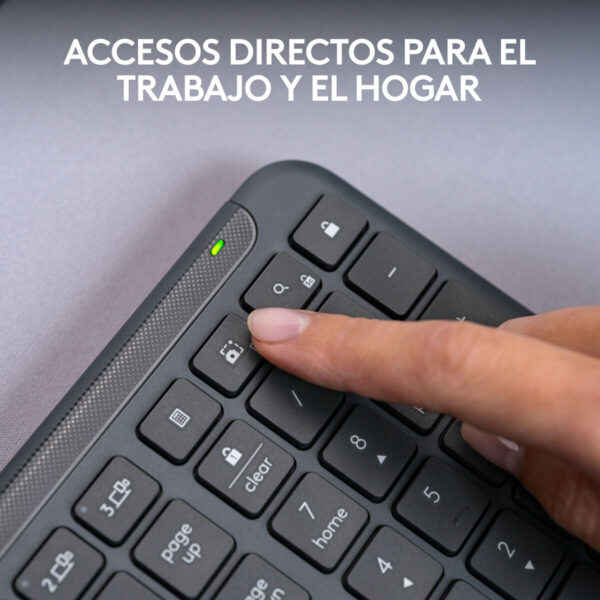 Teclado Inalámbrico Logitech 920-012455 Grafito QWERTY - Imagen 8