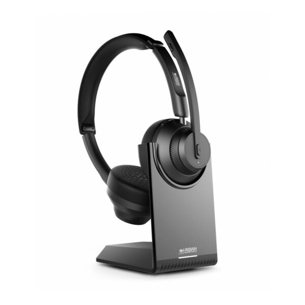 Auriculares Bluetooth con Micrófono Urban Factory HBV65UF Negro - Imagen 2