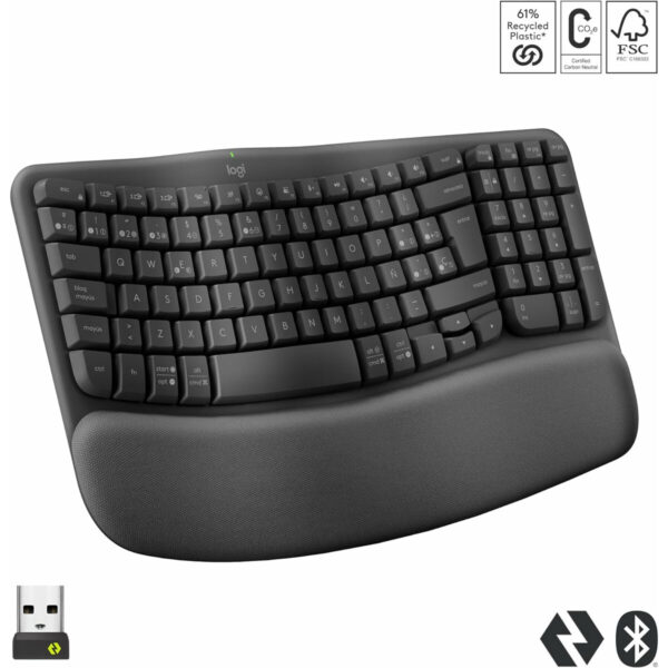 Teclado Logitech 920-012296 Grafito Español QWERTY - Imagen 2