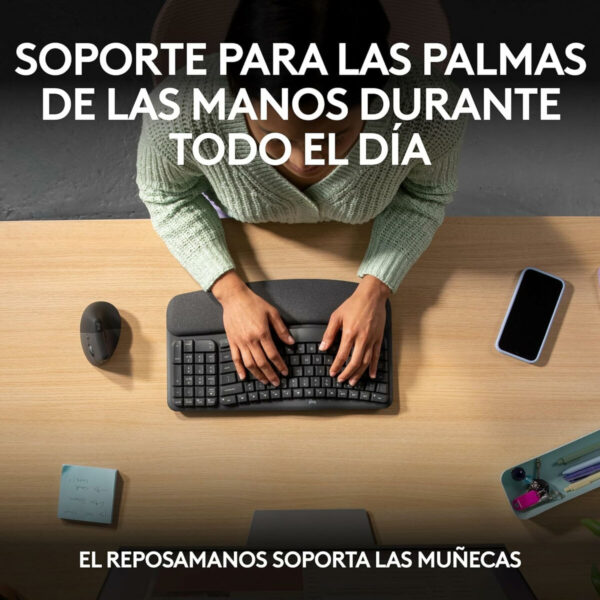 Teclado Logitech 920-012296 Grafito Español QWERTY - Imagen 4