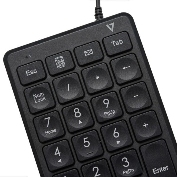 Teclado numérico V7 KP350 Negro - Imagen 4