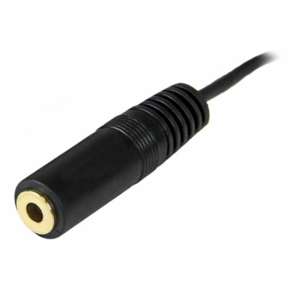 Cable Alargador Jack (3,5 mm) Startech MU12MF               3,7 m Negro - Imagen 2
